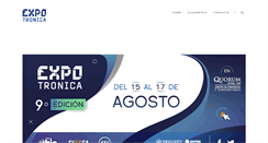 Desktop Screenshot of expotronica.com.ar